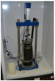 Автоматизированный испытательный комплекс "АСИС" для испытаний образцов мерзлого грунта методом компрессионного сжатия, шарикового штампа, для лабораторного определения степени морозного пучения