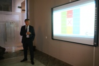 Professor A.A. Volkov delivers a public lecture entitled “The Smart City” to employees of the National University of Architecture and Construction